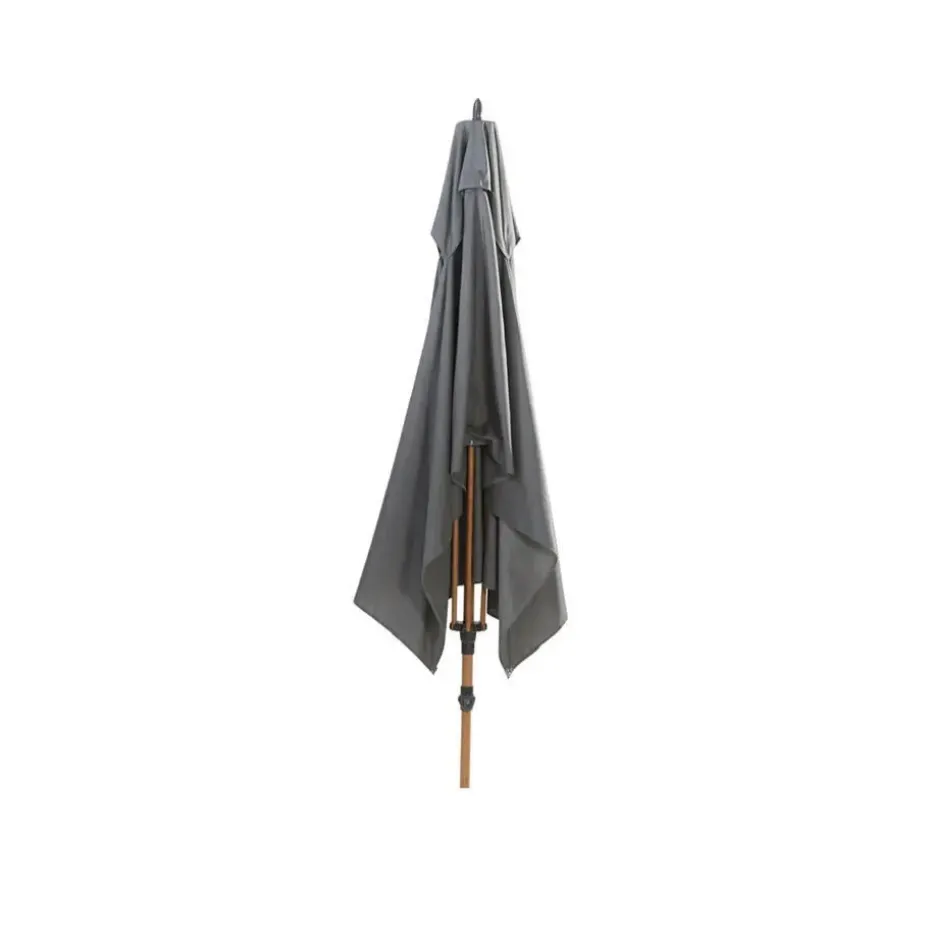 4-Seasons stokparasol Azzurro 300 cm - Woodlook/charcoal