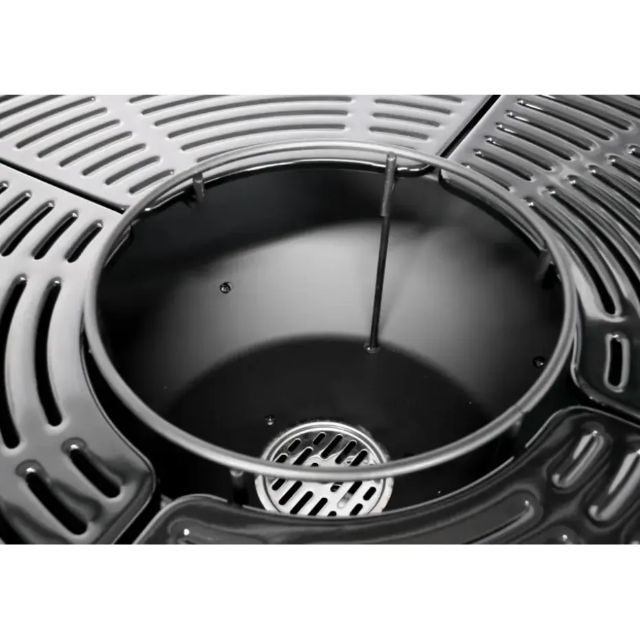 Sens-Line - Evi bbq firepit - 80x80x92cm - Zwart