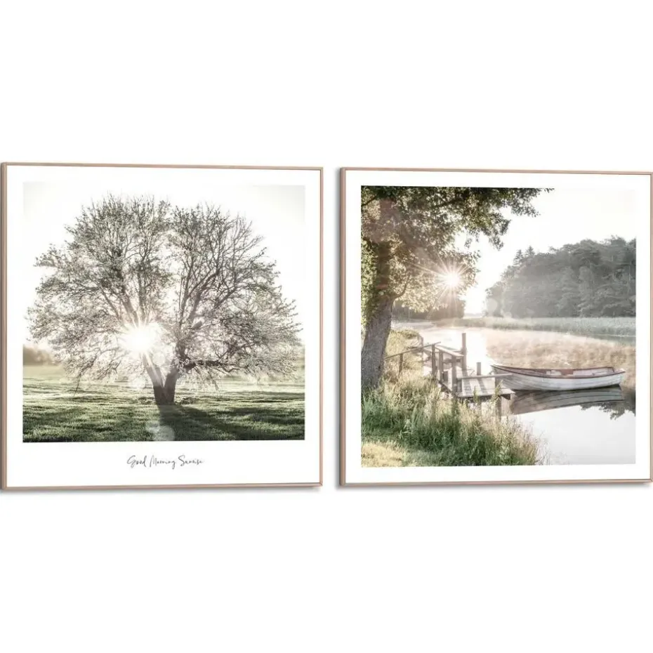 Set poster met lijst - Nature Vibe