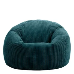 Set van 2 icon Zitzak Kingston - Corduroy Zitzak Volwassenen - Blauwgroen
