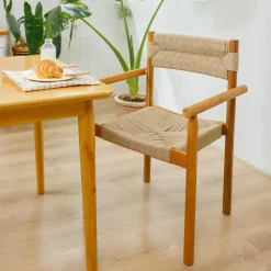 Set van 2 tuinstoelen van massief acaciahout