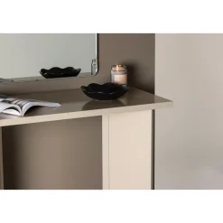 Sidetable Rechthoek - Beige MDF - 90x42x75cm - Kristiansund