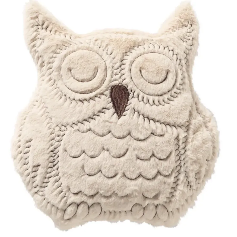 Sierkussen Owl - Whitecap Gray - 35x40 cm