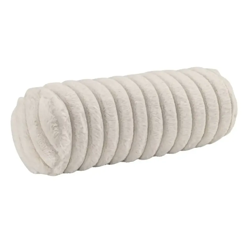 Sierkussenrol Bouke - zand - 42xØ15 cm