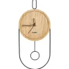 SIERRE - Wandklok - Lichtbruin - MDF