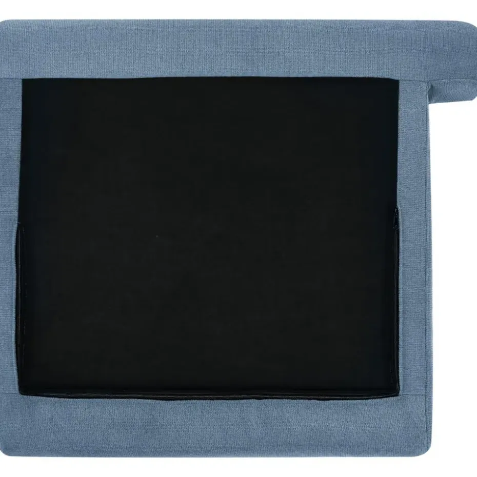 SIEVOZ - Chaise longue - Blauw - Rechtszijdig - Polyester