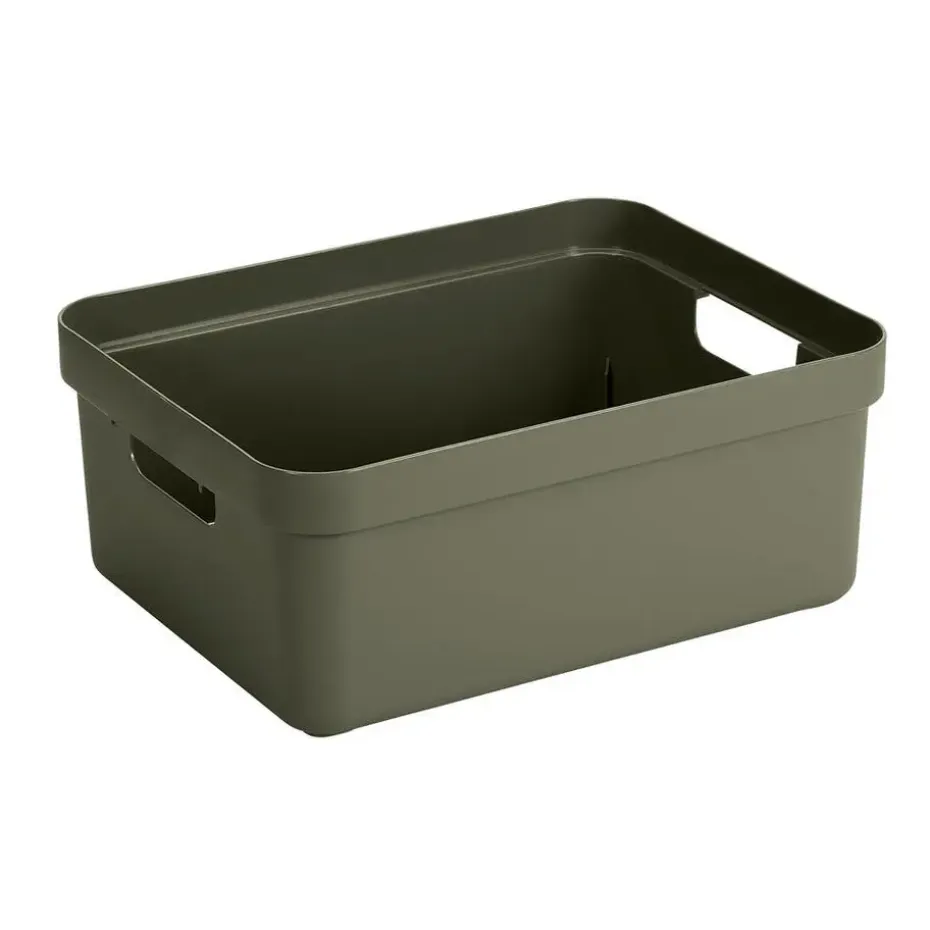 Sigma home box 24 liter - donkergroen - 45,3x35,4x18,3 cm
