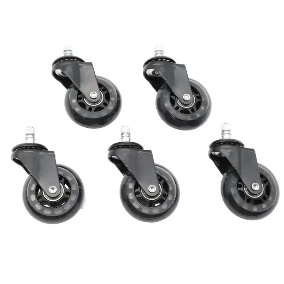 Skate wielen voor bureaustoel - Set van 5