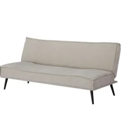 Slaapbank 3-Zits - Beige Stof - Zithoogte 43cm - 181x83x81cm - Mali