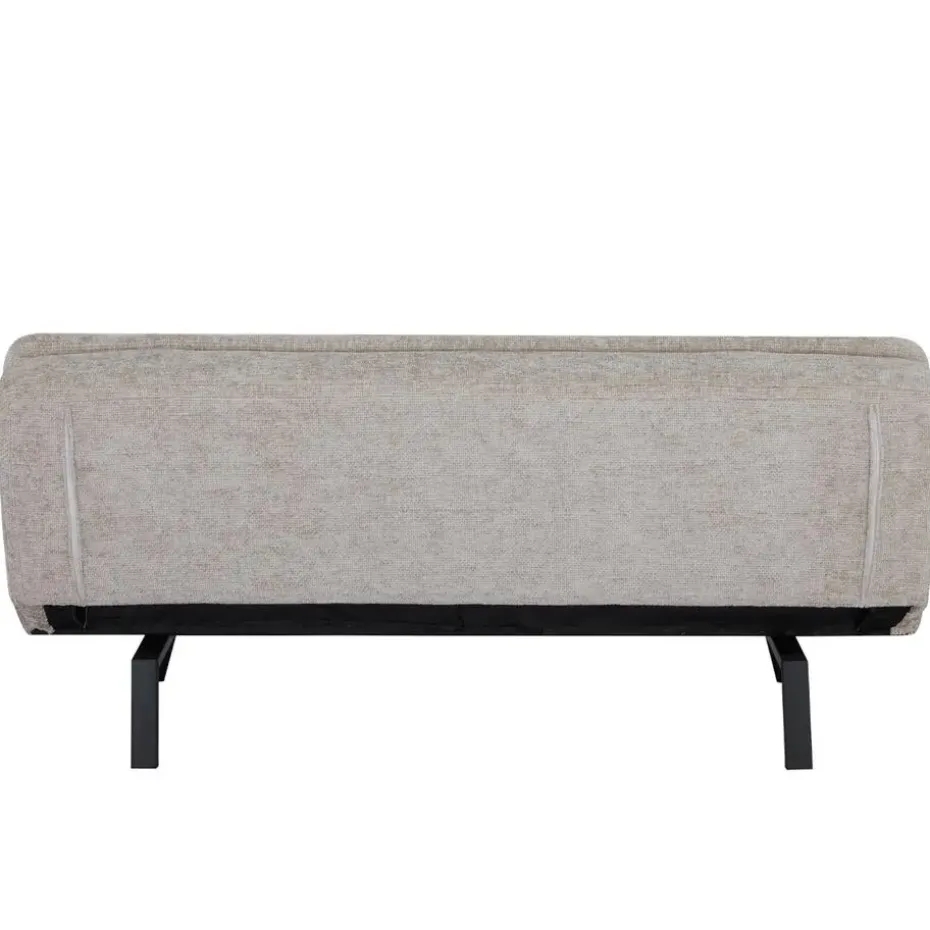 Slaapbank 3-Zits - Beige Stof - Zithoogte 41cm - 179x87x80cm - Olive