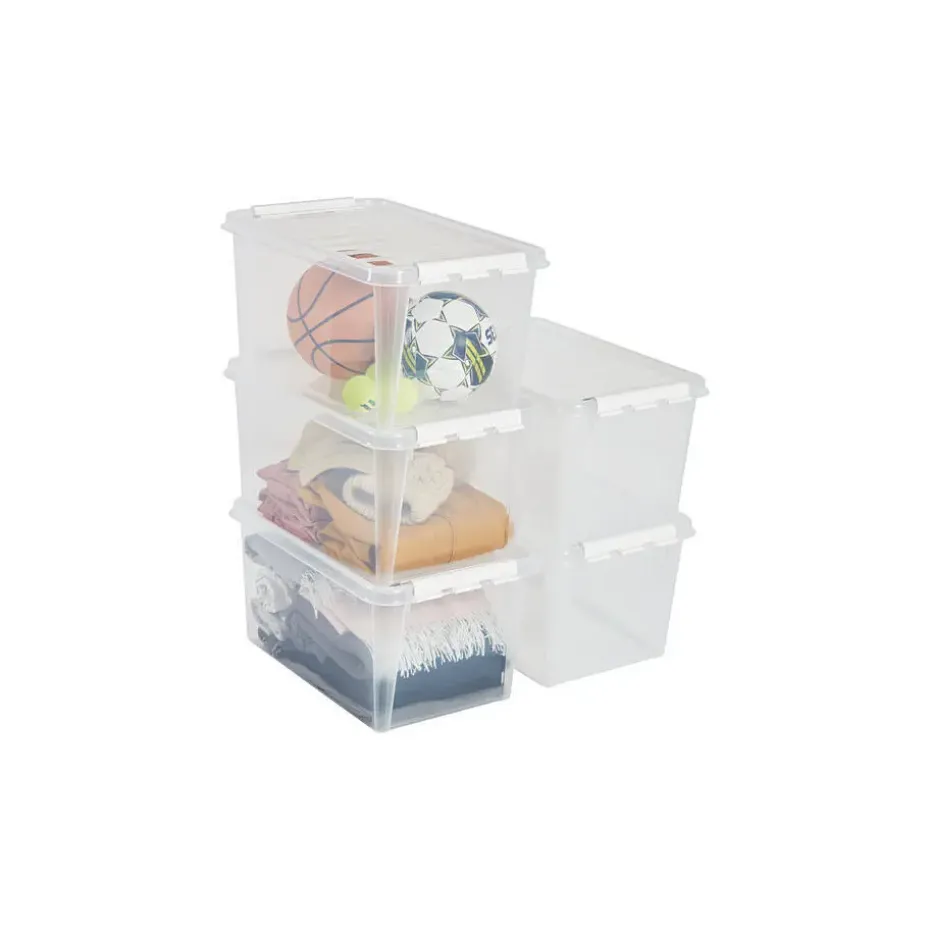 SmartStore Stevige Opbergbox 46L Set van 3 - 59x39x31cm