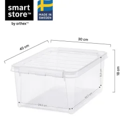 SmartStore Stevige Opbergbox 14L Set van 3 - 40x30x18cm