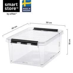 SmartStore Stevige Opbergbox 14L Set van 2 - 40x30x18cm