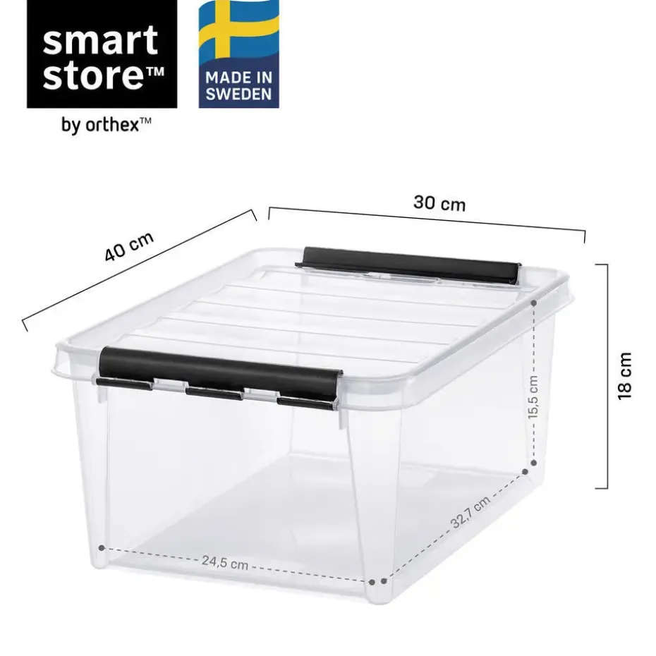 SmartStore Stevige Opbergbox 14L Set van 2 - 40x30x18cm