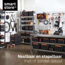 SmartStore Stevige Opbergbox 49L Set van 3 - 59x39x34cm