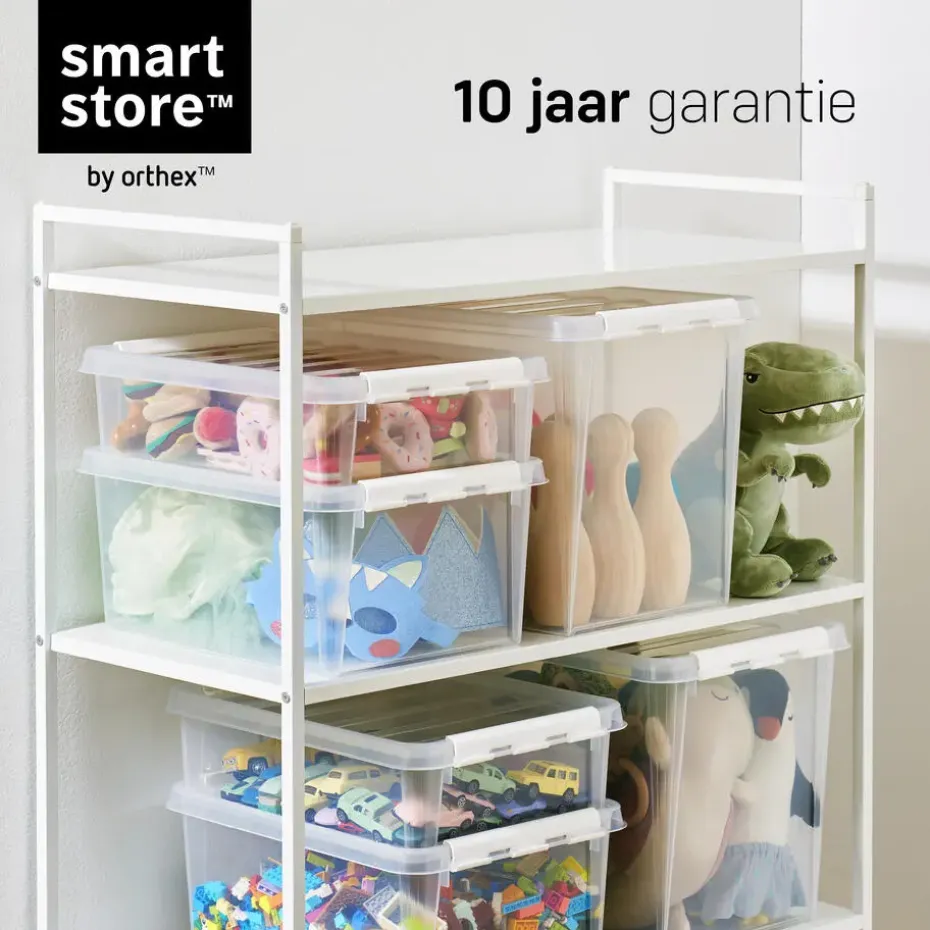 SmartStore Stevige Opbergbox 14L Set van 10 - 40x30x18cm