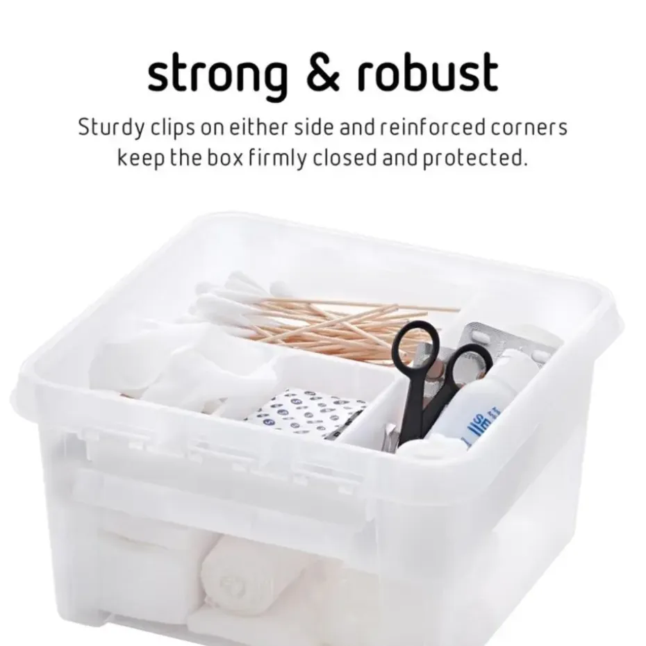 SmartStore Stevige Opbergbox 7L Set van 2 - 28x28x17cm