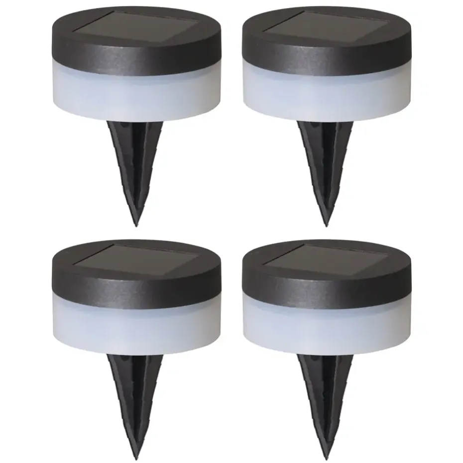 Solar Grondspots - Avignon - 4 stuks - LED - Zwart