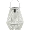 Solar lantaarn Nowie - wit - 26xØ20 cm