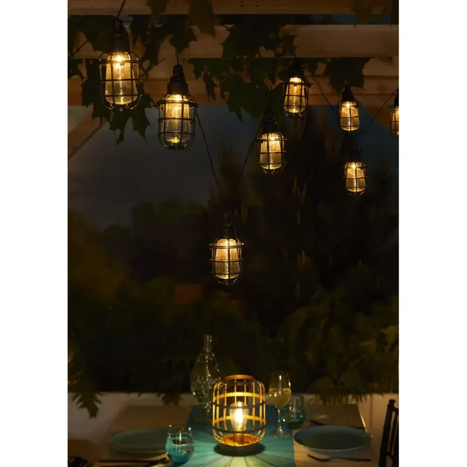 Solar Lichtsnoer Corsica Feestverlichting - 10xLED