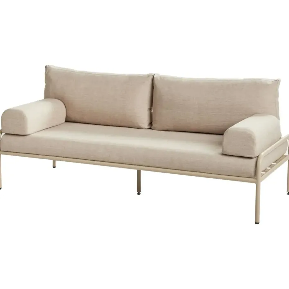 SOLOFRA - Tuinbank 2-zits - Beige - Aluminium