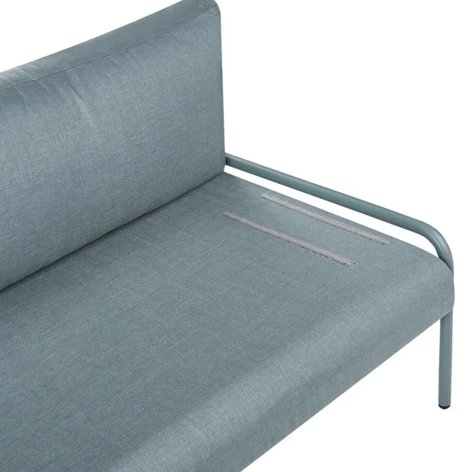 SOLOFRA - Tuinbank 2-zits - Mintgroen - Aluminium