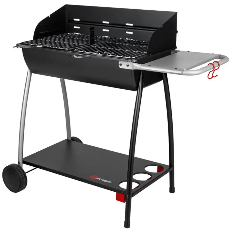Somagic Barbecue - Zwart - 104.5 x 52.5 x 94cm