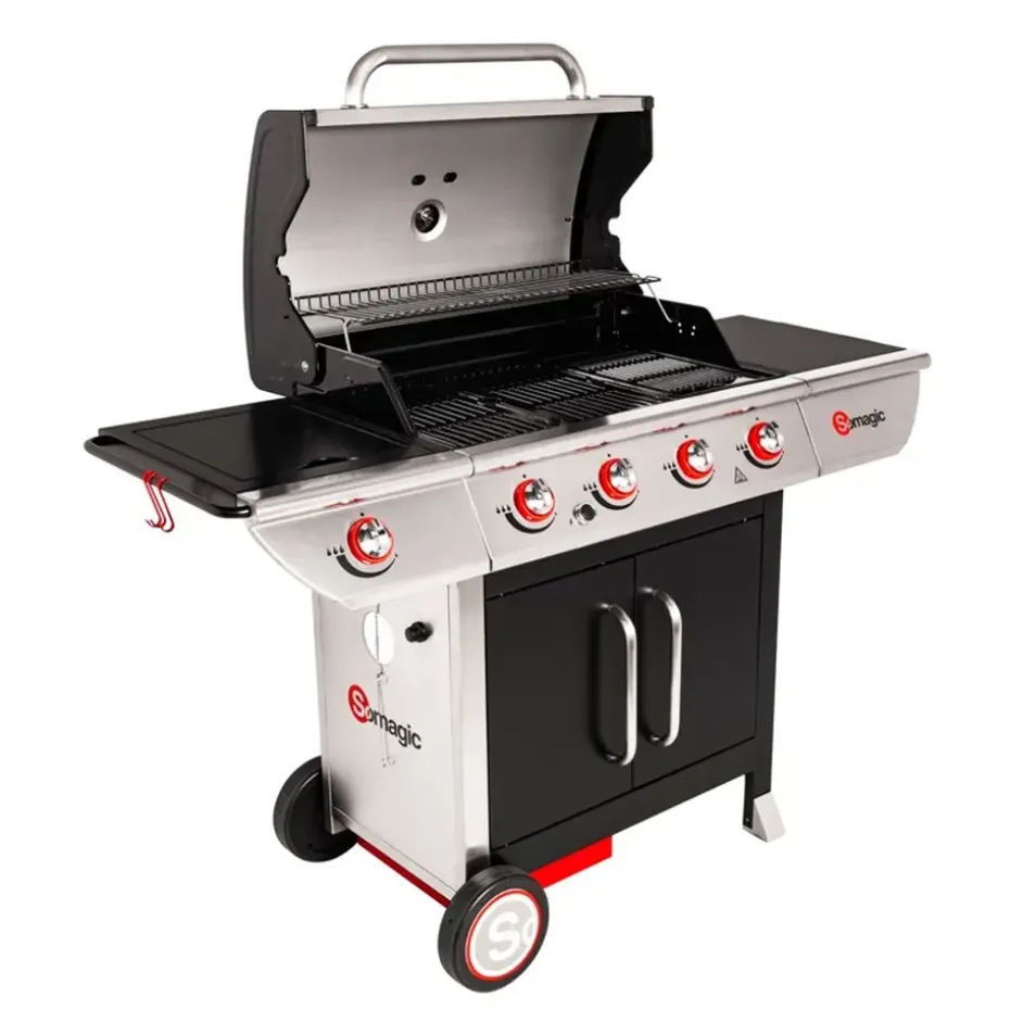 Somagic Barbecue MANHATTAN 400GPI - Zwart - Staal
