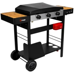 Somagic Plancha - Zwart - 112.5 x 47.5 x 88.5cm