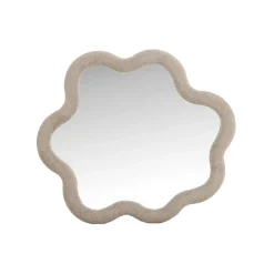 Spiegel Beige Bouclé - 70x70x3,5cm - Kungsbacka