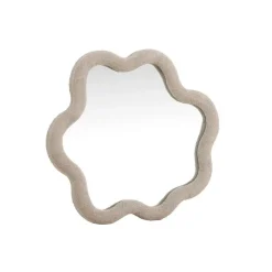 Spiegel Beige Bouclé - 70x70x3,5cm - Kungsbacka