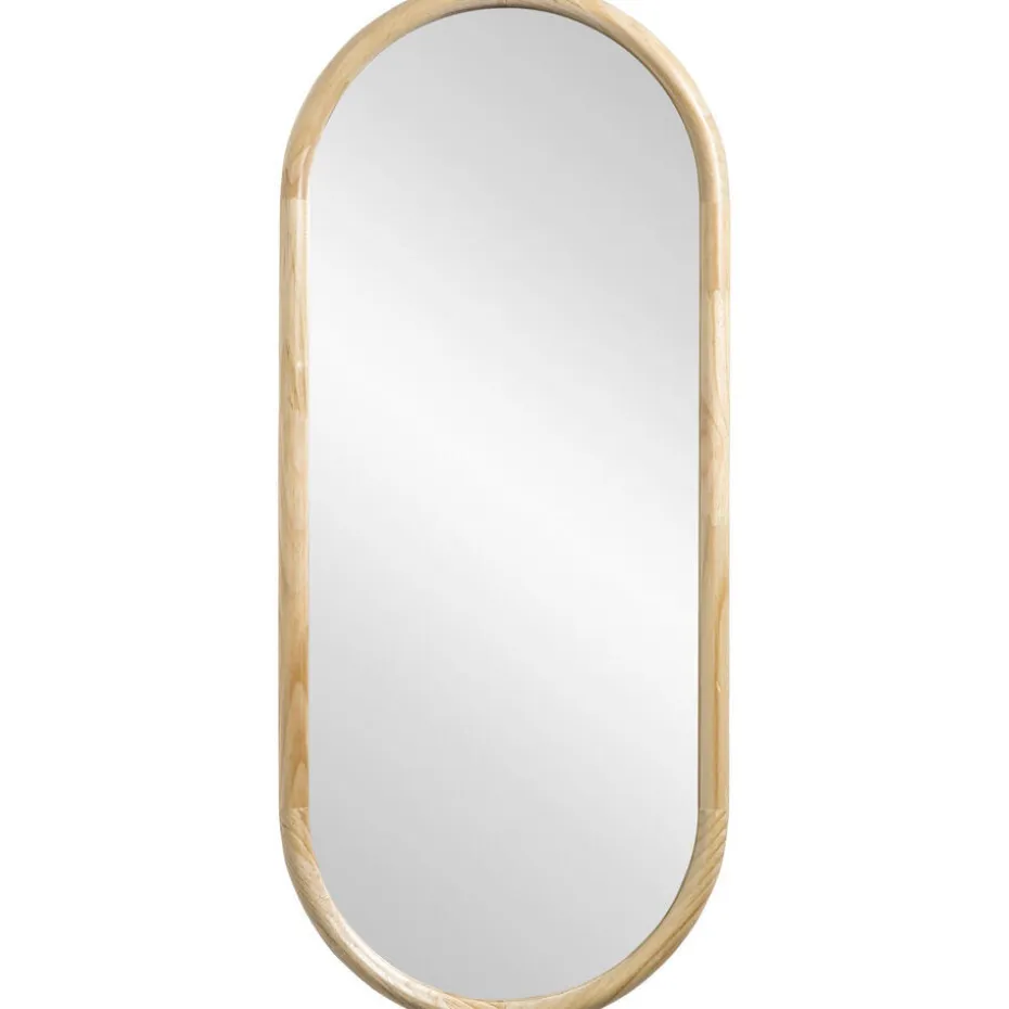 Spiegel Malmo naturel hout - 70x30 cm