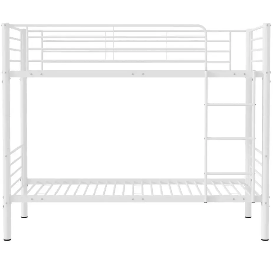Stapelbed Dixie 90x200cm - metaal - mat wit