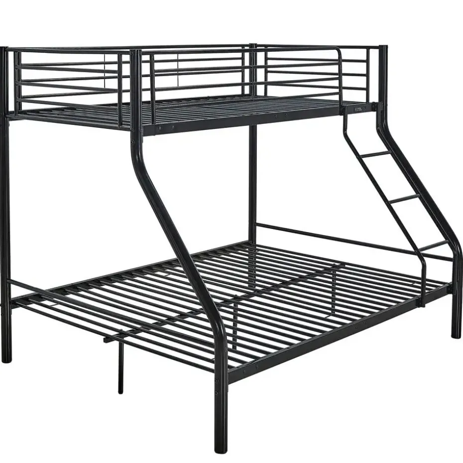 Stapelbed Trixie 90x200 & 140x200 - metaal - mat zwart