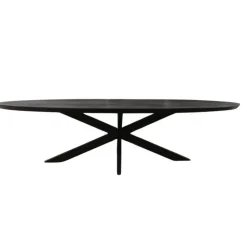 Starfurn - Eettafel Brandy - Zwart - 120x300x76 cm
