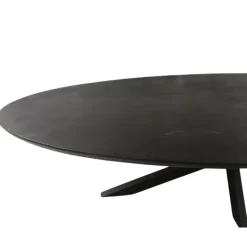 Starfurn - Eettafel Brandy - Zwart - 110x240x76 cm