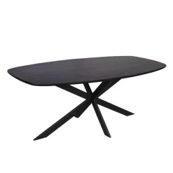 Starfurn - Eettafel Ferris - Zwart - 100x200x76 cm