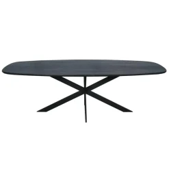 Starfurn - Eettafel Ferris - Zwart - 100x200x76 cm