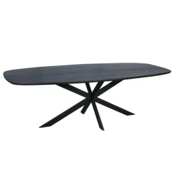 Starfurn - Eettafel Ferris - Zwart - 110x240x76 cm