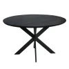 Starfurn - Eettafel Ferris - Zwart - 130x130x76 cm