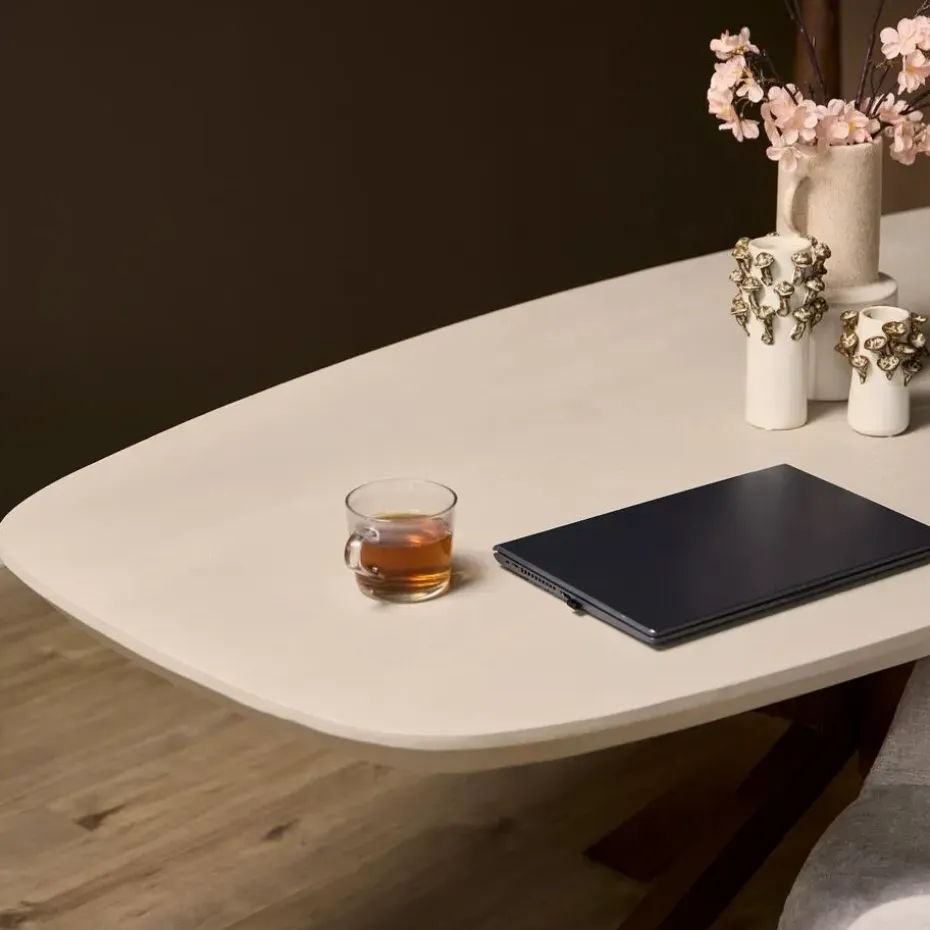 StarFurn - Eettafel Madison 280 cm Deens Ovaal - zand/brons