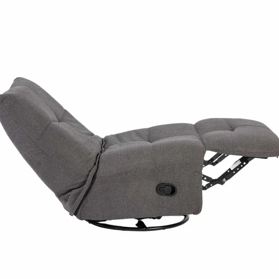 Starfurn - Fauteuil Lazy - Grijs - 103x82x96 cm