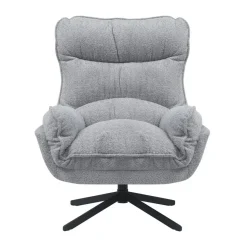 Starfurn - Fauteuil Vera - Grijs - 83x115x59 cm