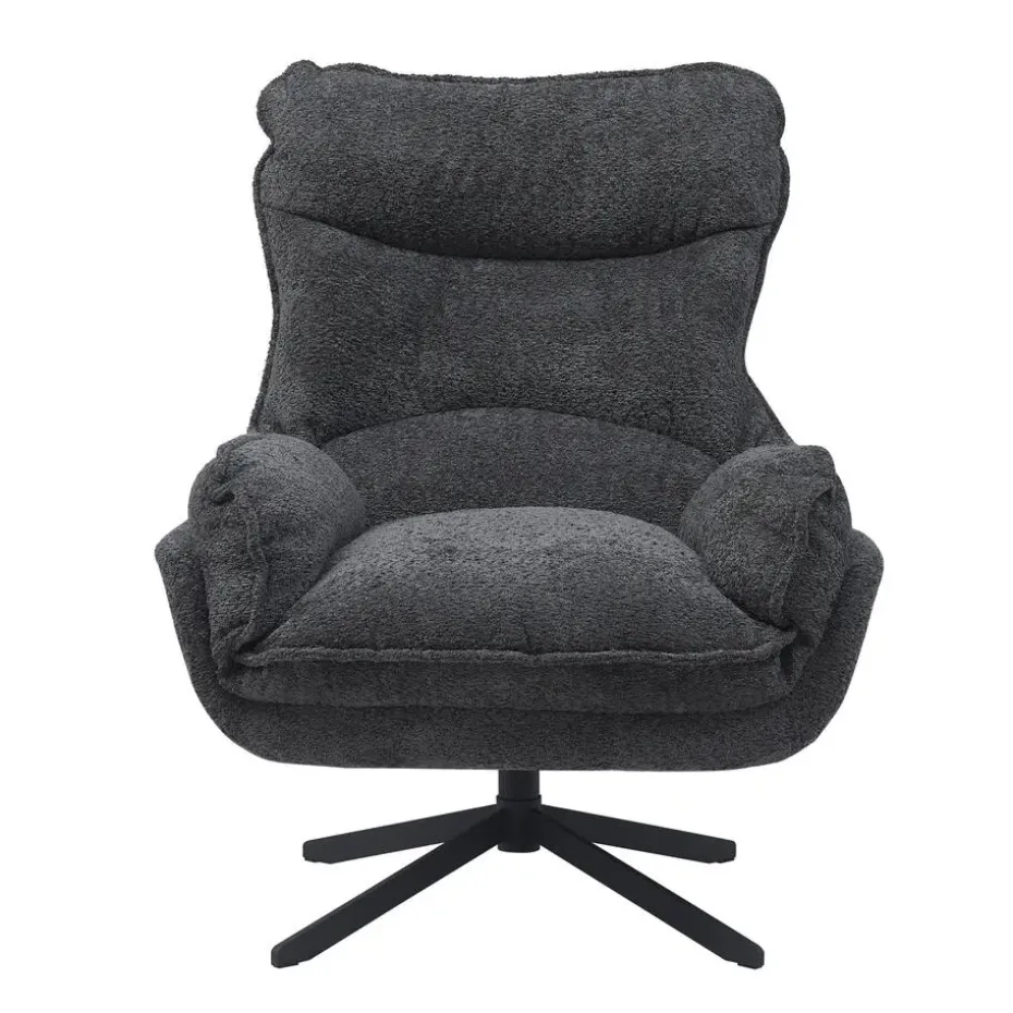 Starfurn - Fauteuil Vera - Grijs - 83x115x59 cm