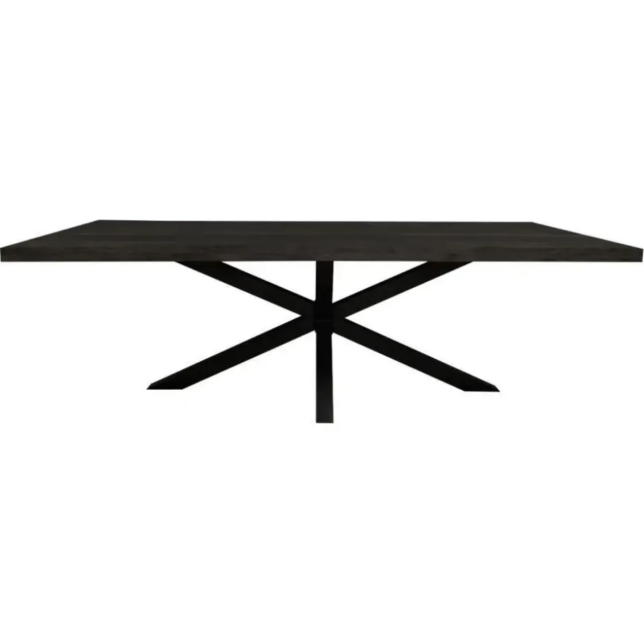 StarFurn - Rechthoekige eettafel Denver - 240 cm - zwart