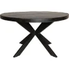 StarFurn - Ronde eettafel Denver - ø130 cm - zwart