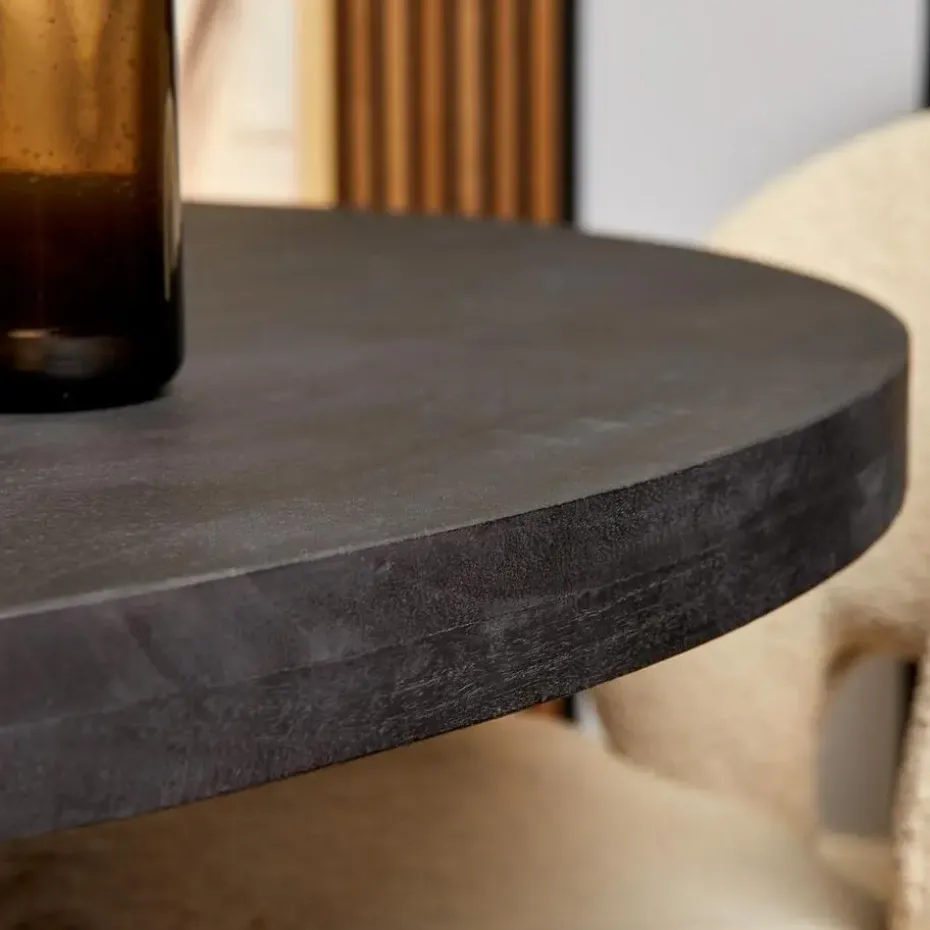 StarFurn - Ronde eettafel Denver - ø130 cm - zwart