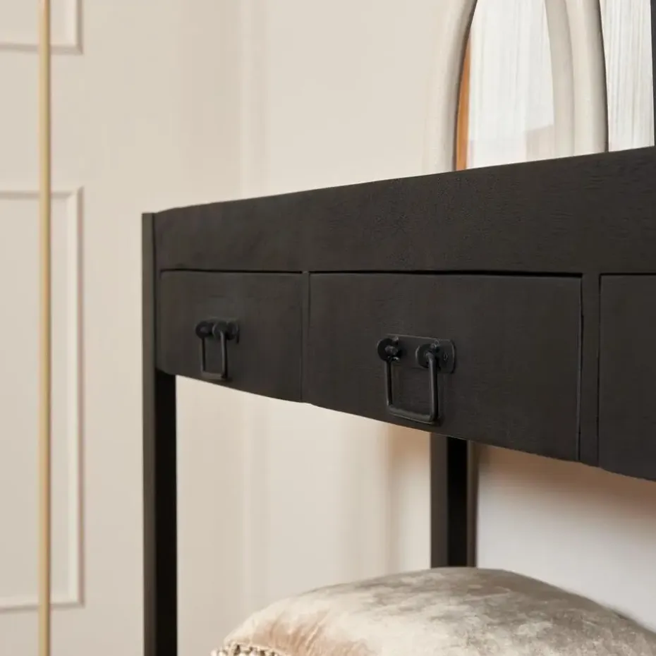 StarFurn - Sidetable Boaz - 150 cm - zwart