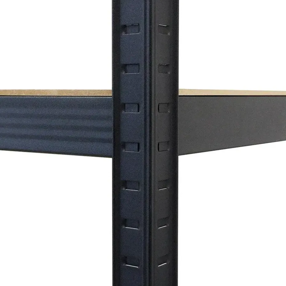 Stellingkast / Magazijnstelling - Zwart - 5 planken
