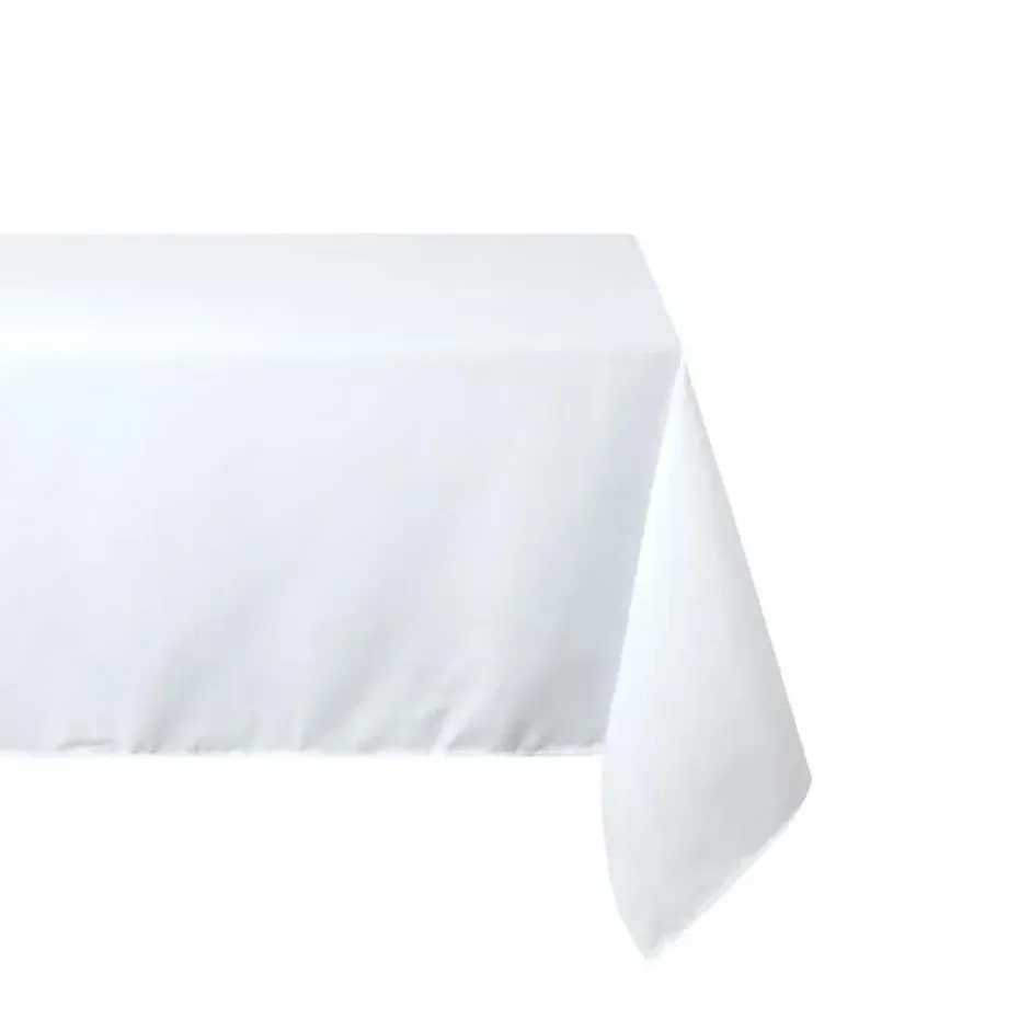 Stof Textile Tafelkleed - 145 x 240 cm - wit - Tafellaken